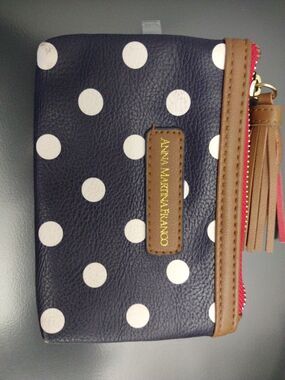 Anna Martina Franco Coin Purse 5x4 Polka Dot